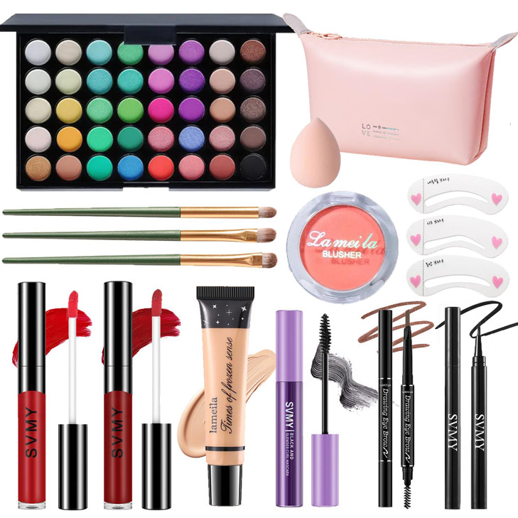 Makeup Set for Women Makeup Full Kit for Beginners Professionals Travel Makeup Set for Teens Adults Makeup Gift Set for