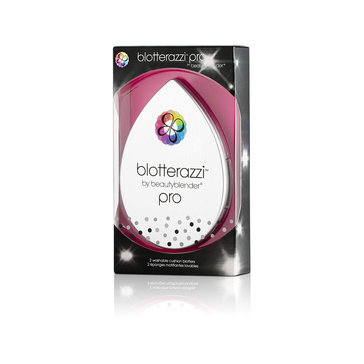 Beautyblender Blotterazzi Pro Reusable Makeup Blotting Sponge Includes Mirrored Compact ReTexturize Makeup Absorb Excess