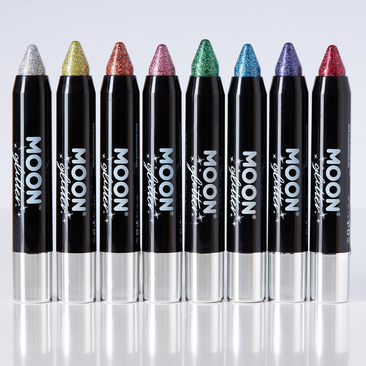 Holographic Glitter Paint StickBody Crayon makeup for the Face Body by Moon Glitter 012oz Rose Gold