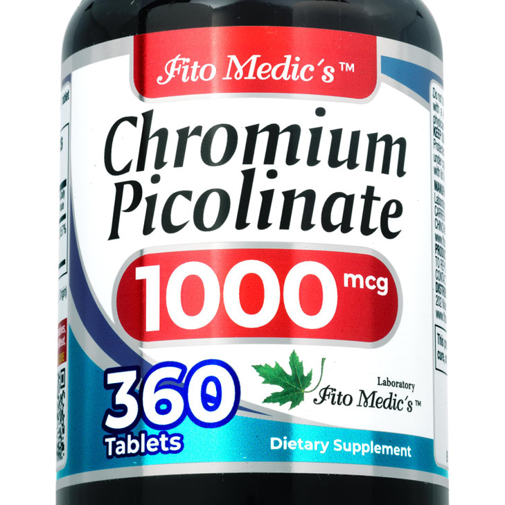 FITO MedicS Lab Chromium Picolinate Supplement, 360 Tablets, Trace Mineral Formula online at globaldelivered