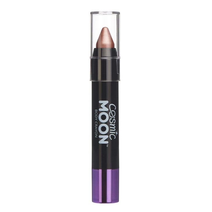 Cosmic Moon Metallic Face Paint StickBody Crayon makeup for the Face Body 012oz Easily create metallic designs like a pr