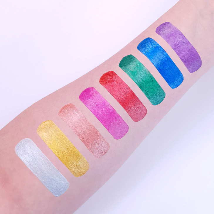 Cosmic Moon Metallic Face Paint StickBody Crayon makeup for the Face Body 012oz Easily create metallic designs like a pr