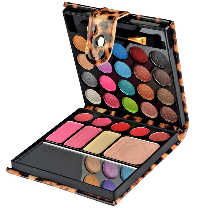 Ecvtop Professional Makeup Kit Eyeshadow Palette Lip Gloss Blush Concealer29 Color
