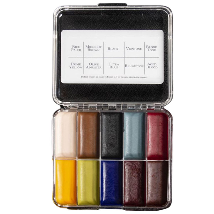 PPI Skin Illustrator On Set Zombie Makeup Palette