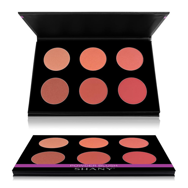 SHANY Shimmer Matte WarmToned Blush Palette Layer 6 Refill for the 6 Layer Mini Masterpiece Collection Makeup Set