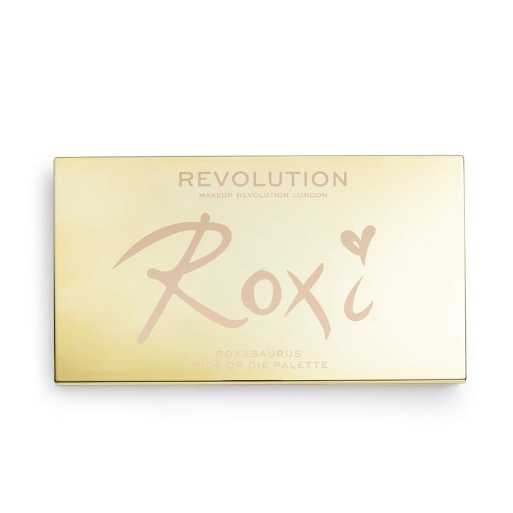 Makeup Revolution X Roxxsaurus Ride or Die Eyeshadow Palette Matte Shimmers 18 Shades CrueltyFree 043 Oz