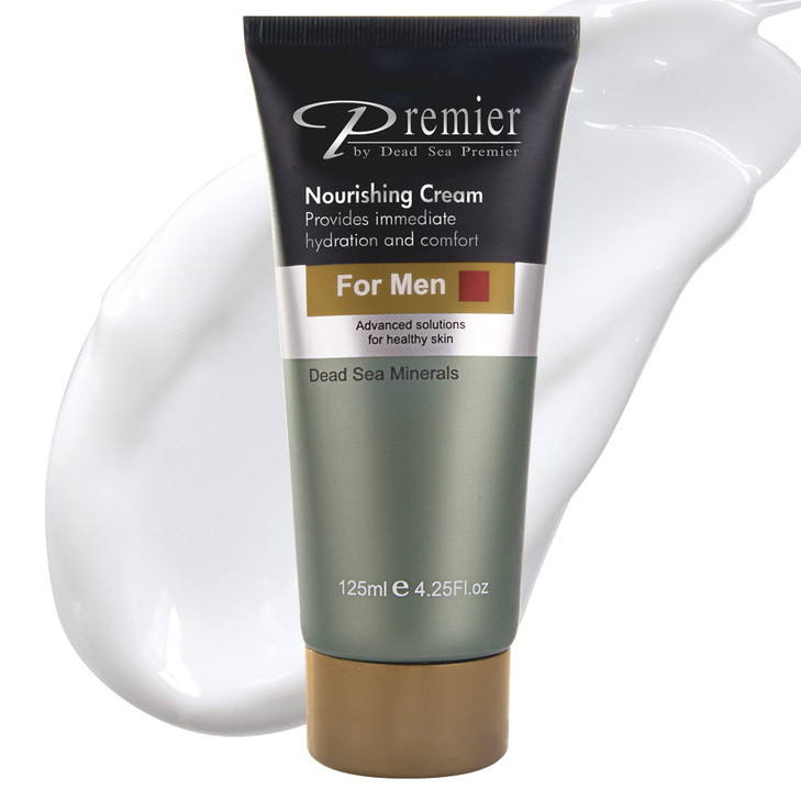 Premier Dead Sea Nourishing Cream for Men Light and gentle face Moisturizer Classic collection Anti aging face cream Wri