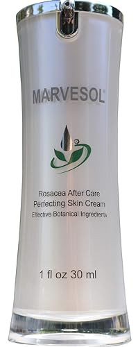 Marvesol Rosacea Cream Lotion Serum for Face Skin Soothes Reduces Rosacea Redness Acne Blemishes Enhances Radiance Provi