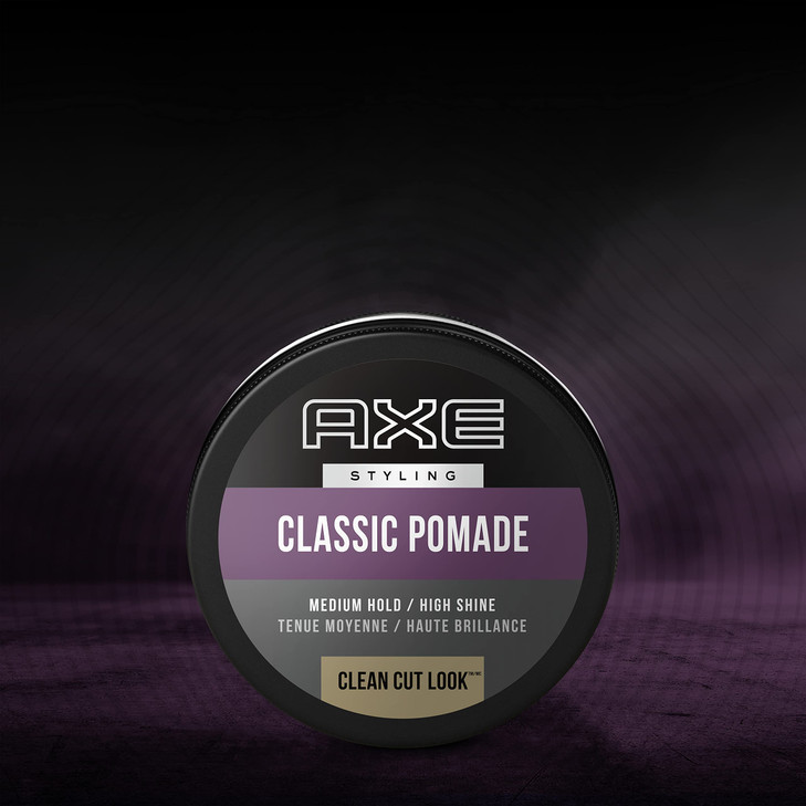 Axe Pomade Medium Hold and Natural Finish for Easy Styling 264oz 2 Count