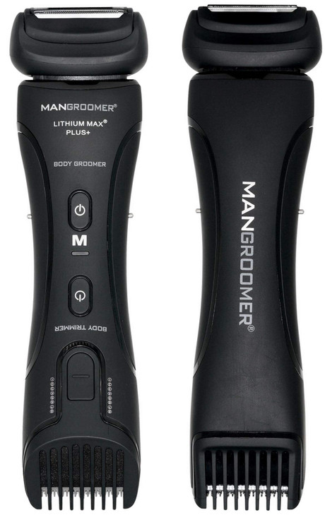 MANGROOMER Lithium Max Plus Body Groomer Ball Groomer Body Trimmer Electric Groin Hair Trimmer with Free Bonus Foil Incl