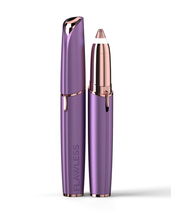Finishing Touch Flawless Brows Remover Electric Eyebrow Razor for Women with LED Light for Instant and Painless Hair Rem