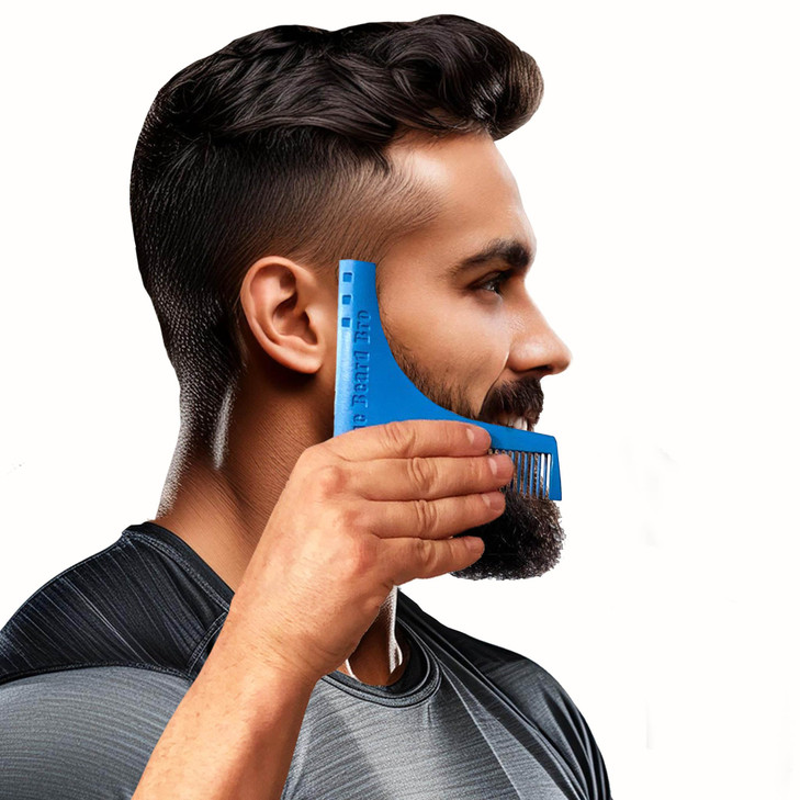 The Beard Bro 7 Tools in 1 Professional Beard Shaping Tool For Perfect Lines and Symmetry THE FIRST ORIGINAL