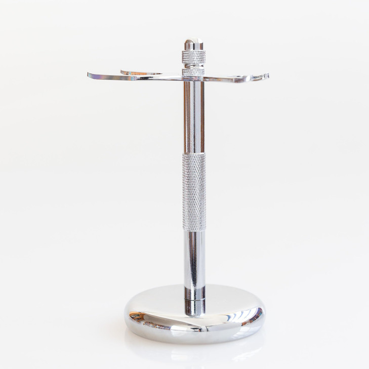 Bevel Safety Razor Shaving Brush Display Stand with Non Slip Base Dual Shave Stand Designed to Prevent Water Damage Impr