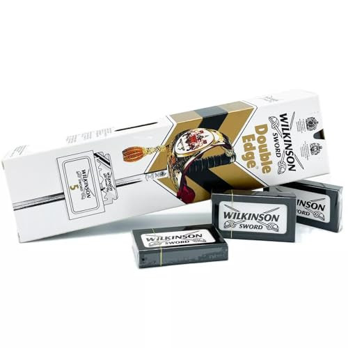 Wilkinson Sword Classic Double Edge DE Razorblades 100 Blades Packaging May Vary