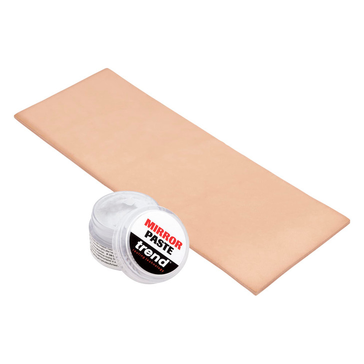 Trend Ultra Fine Mirror Paste Premium Leather Strop Hone and Polish Your Knives and Sharpened Tools DWSMPKIT