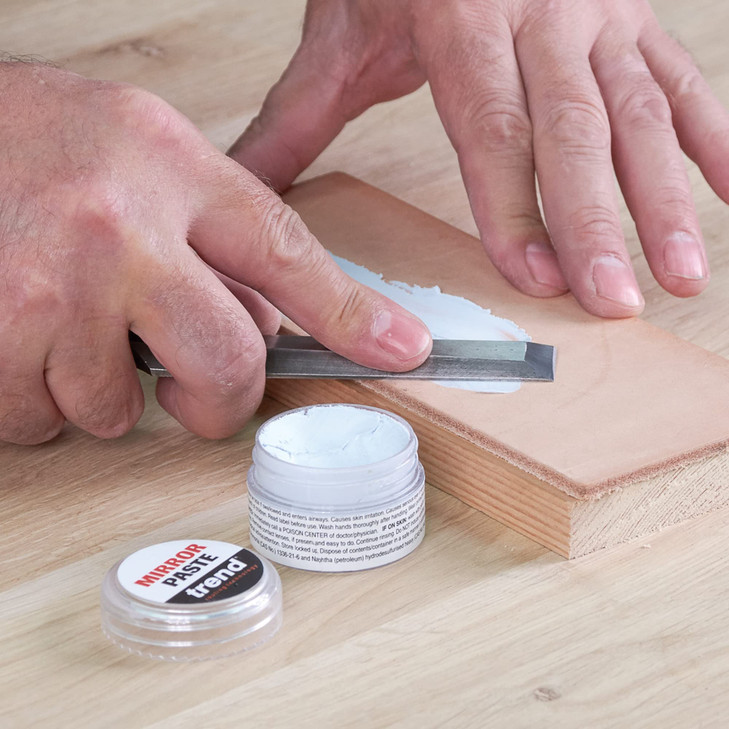 Trend Ultra Fine Mirror Paste Premium Leather Strop Hone and Polish Your Knives and Sharpened Tools DWSMPKIT