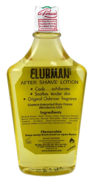 Clubman Pinaud After Shave Lotion 6 Ounce 3Pack