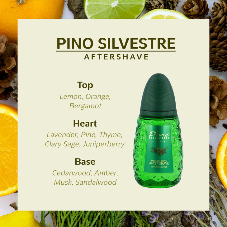 Pino Silvestre Moisturizing After Shave Original Treatment For Post Shaving Organic Cooling Moisturizer Serum For The Fa