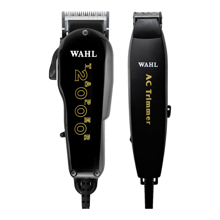 Wahl Professional Essentials Corded Combo Includes Taper 2000 Clipper and AC Trimmer Adjustable Lightweight