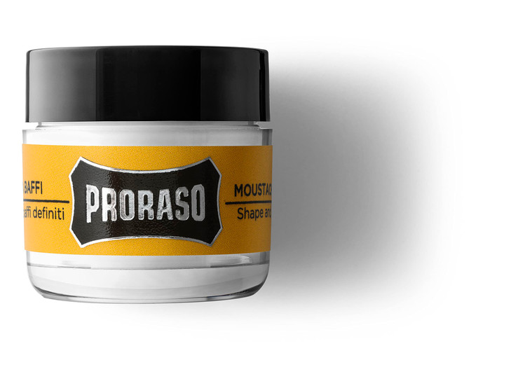 Proraso Medium Hold Moustache Wax Natural Finish Beard Moustache Styling Wax Creamtowax Formula 05oz