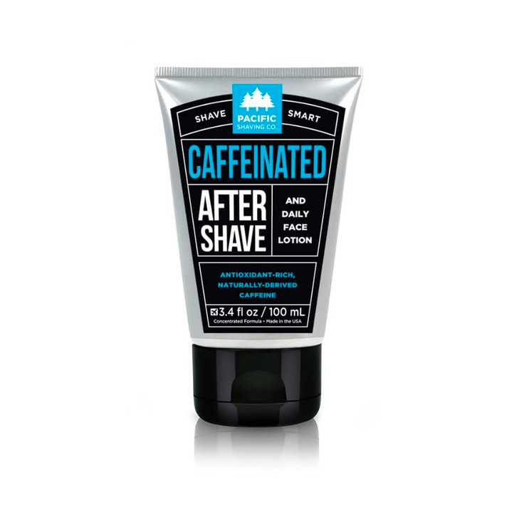 Pacific Shaving Company Caffeinated Aftershave Helps Reduce Appearance of Redness With Safe Natural and PlantDerived Ing