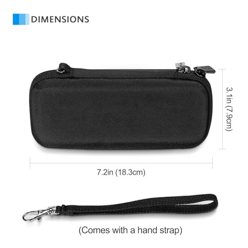 ProCase Hard Case for Electric Trimmer and Shaver Travel Organizer Carrying Bag for QP2520 QP2530 QP2620 QP2630 Black