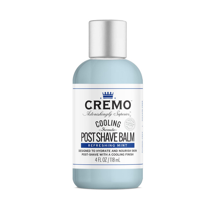 Cremo Cooling Formula Post Shave Balm Soothes Cools And Protects Skin From Shaving Irritation Dryness and Razor Burn 4 O