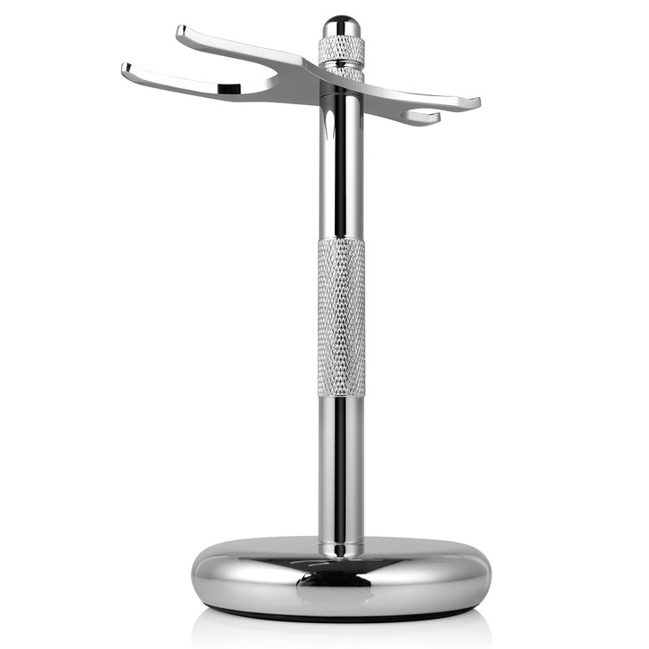 Perfecto Deluxe Chrome Razor and Brush Stand The Best Safety Razor Stand This Will Prolong The Life of Your Shaving Brus