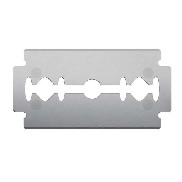 VIKINGS BLADE Double Edge Safety Razor Blades 50x Blades Swedish Steel Platinum Coated Replacement Razor Blades Refills