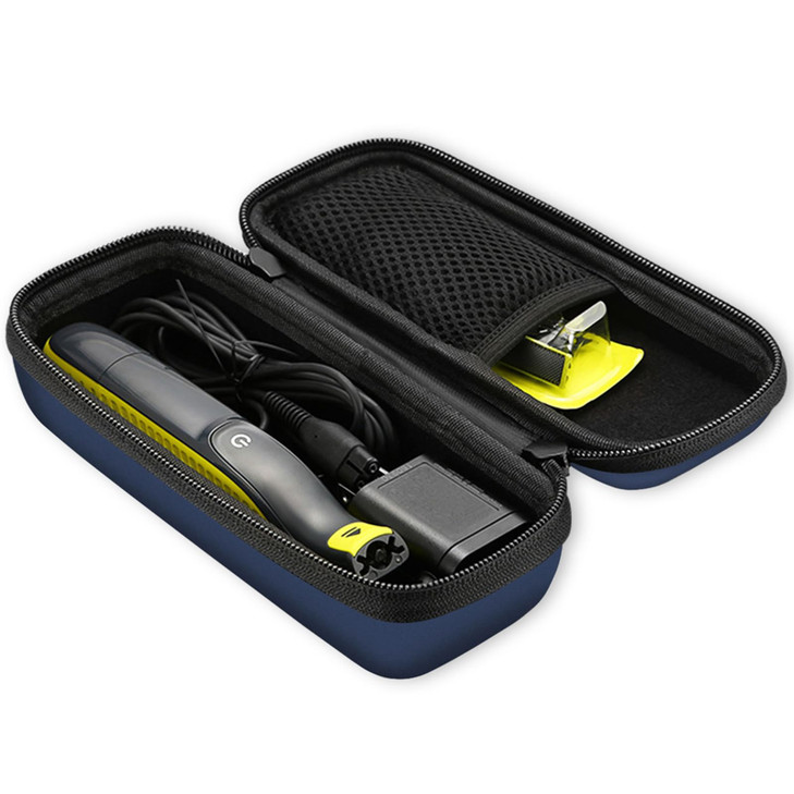 ProCase Hard Case for Hybrid Electric Trimmer and Shaver Travel Organizer Carrying Bag for QP2520 QP2530 QP2620 QP2630 B