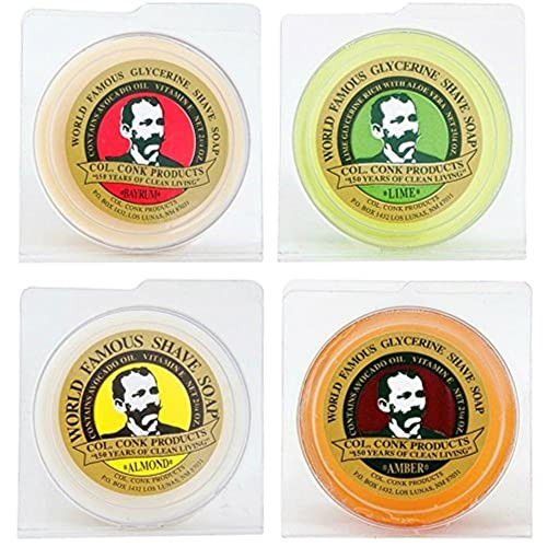 Col Conk Shave Soap 225 Ounces Variety 4 Pack