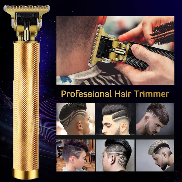 Hair Clippers for Men Hair Trimmer T Blade Trimmer Zero Gapped Trimmer Cordless Rechargeable Beard Trimmer Shaver Hair C