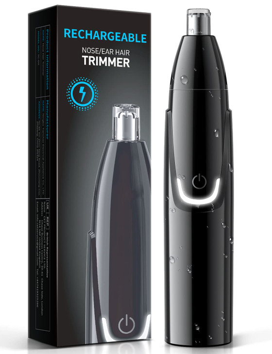 ZORAMI Rechargeable Ear and Nose Hair Trimmer 2025 Professional Painless Eyebrow Facial Hair Trimmer for Men Women Power