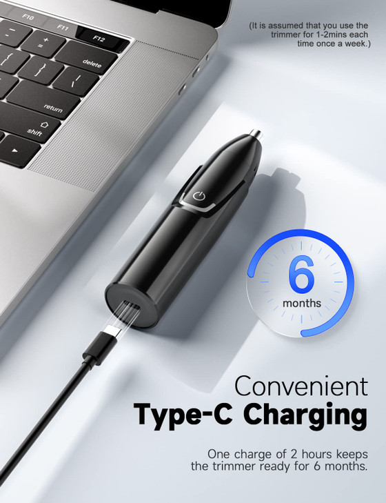ZORAMI Rechargeable Ear and Nose Hair Trimmer 2025 Professional Painless Eyebrow Facial Hair Trimmer for Men Women Power