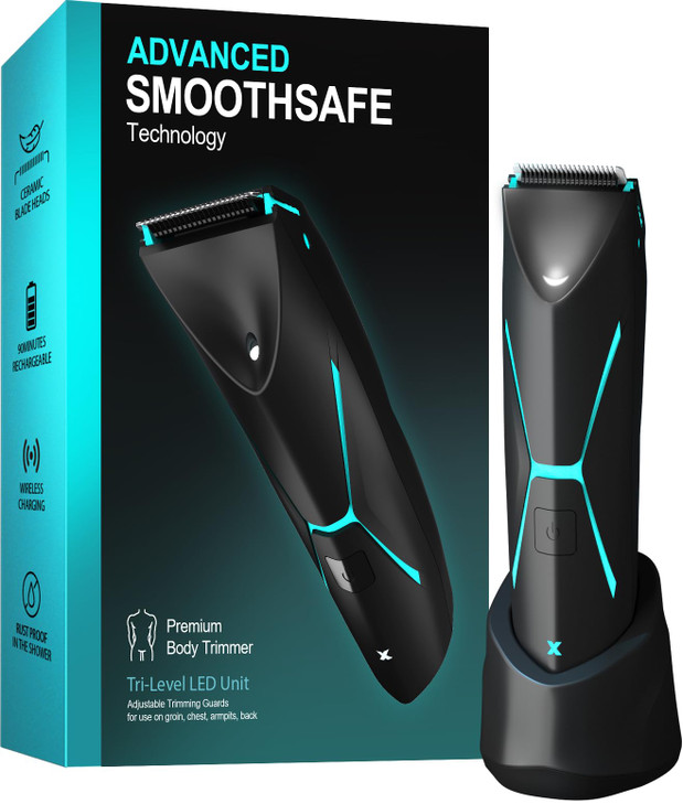 Electric Body Hair Trimmer for Men Manscape Pubic Hair Groomer Waterproof WetDry Ball Grion Shaver TypeC Rechargeable Co
