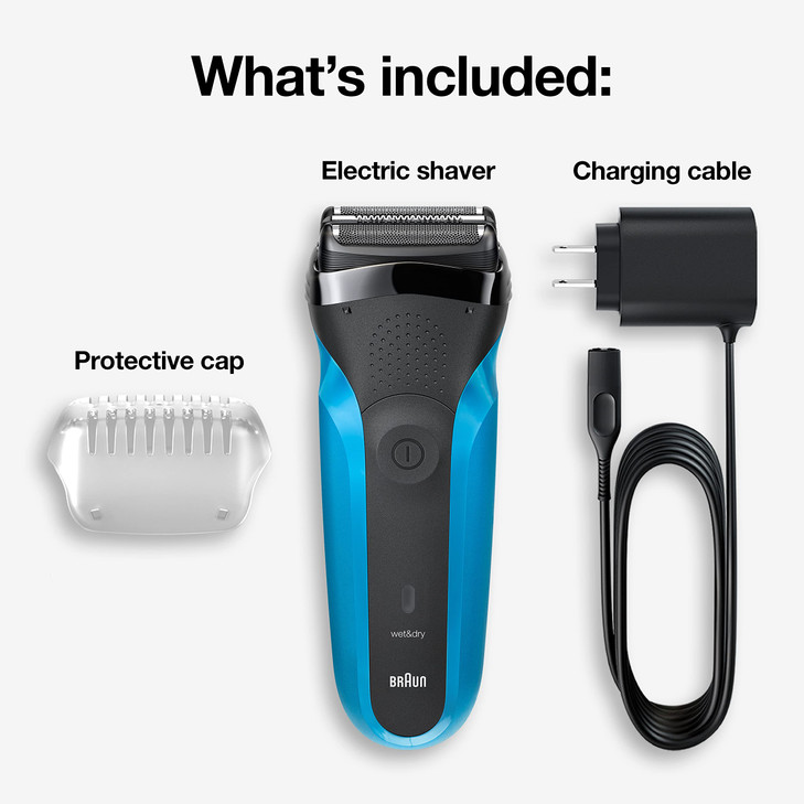 Braun Electric Razor for Men Series 3 310s Electric Foil Shaver Rechargeable Wet Dry