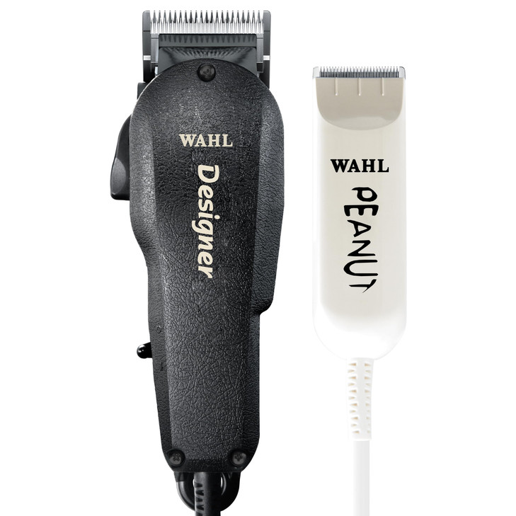 Wahl Professional All Star Combo Corded Designer Clipper Peanut Trimmer Set Adjustable Taper Lever Complete Kit
