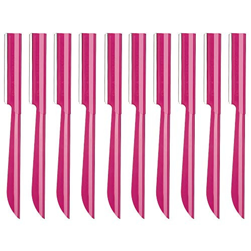 Eyebrow Trimmer Completely Stainless Steel Eyebrow Razor Shaper for Men and Women Grooming Shavers10 pcsbox