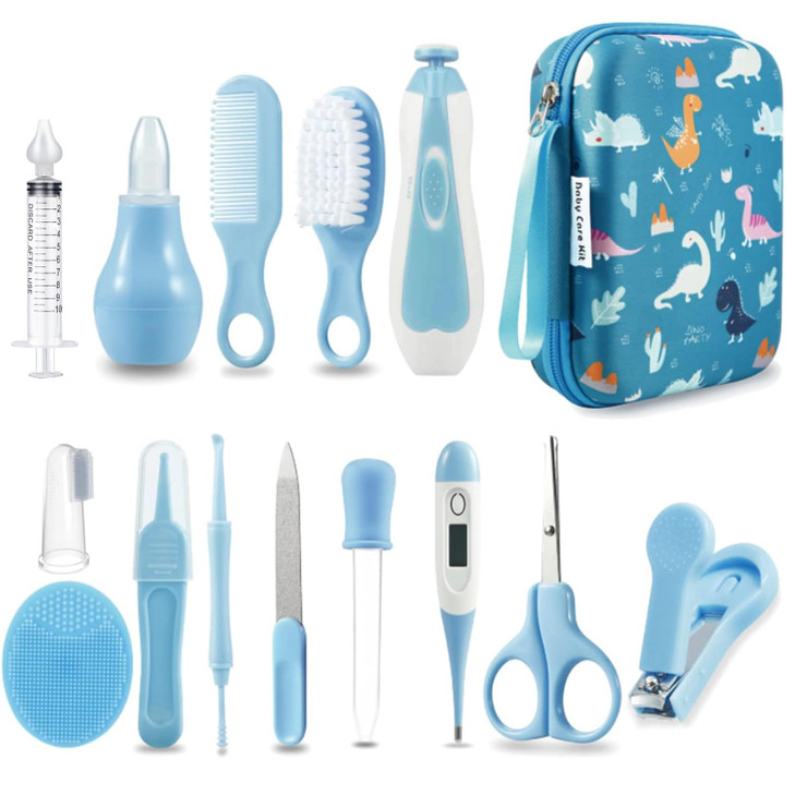 PandaEar Baby Healthcare and Grooming Kit Baby Nursery Health Care Set Electric Safety Nail Trimmer Newborn Essentials K