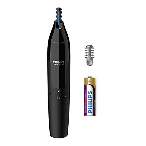 Norelco Philips NT1715 1000 Nosetrimmer for Ears Nose Eyebrow Hair Trimming with No Pulling Guaranteed
