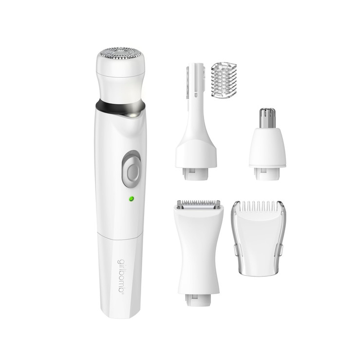 Conair GIRLBOMB AllinOne FaceBody Trimmer and Shaver Set for Women WetDry Rechargeable