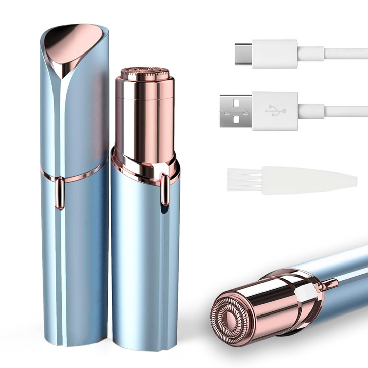 Facial Hair Removal for Women Electric Painless Facial Hair Remover for Face Lip Chin with USB Rechargeable