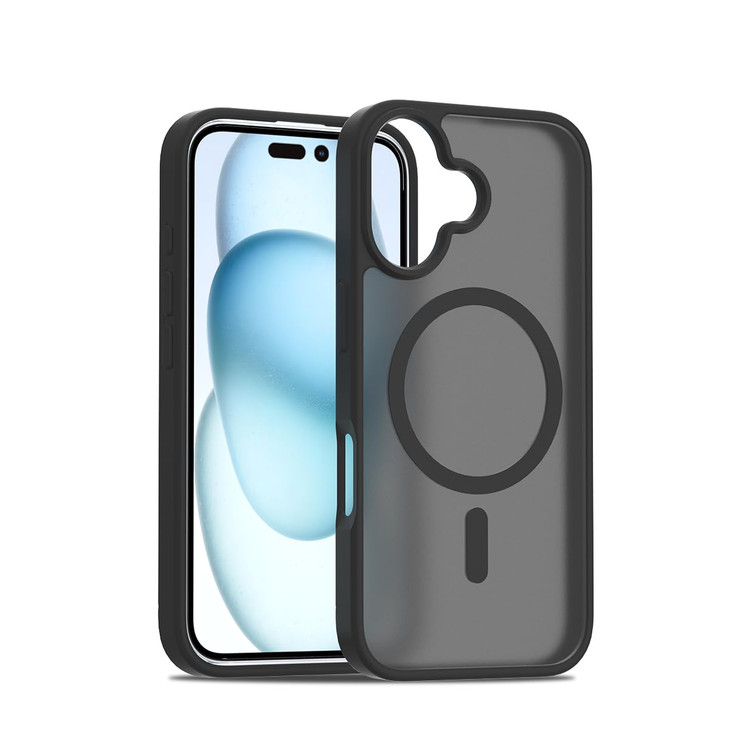 WAWZ for iPhone 16 Case Compatible with MagSafe Slim Thin Hard PC Translucent Frosted Rugged Drop-Proof Shockproof Protective Case for iPhone 16 (Cle online at globaldelivered