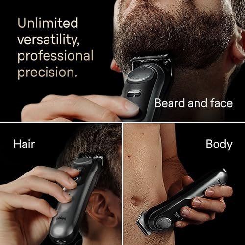 Braun Series 9 AllinOne Multi Grooming Kit for Men 13in1 Beard Trimmer Body Groomer Hair Clipper and Manscaping for Face
