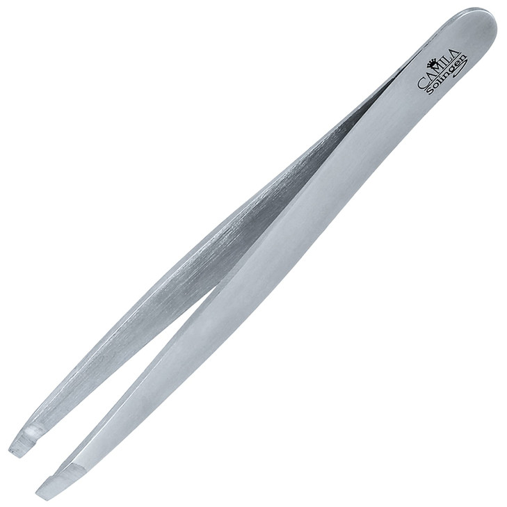 Camila Solingen CS26 4 Professional Surgical Grade Stainless Steel Precision Tip Eyebrow Tweezers for Facial Hair Shapin