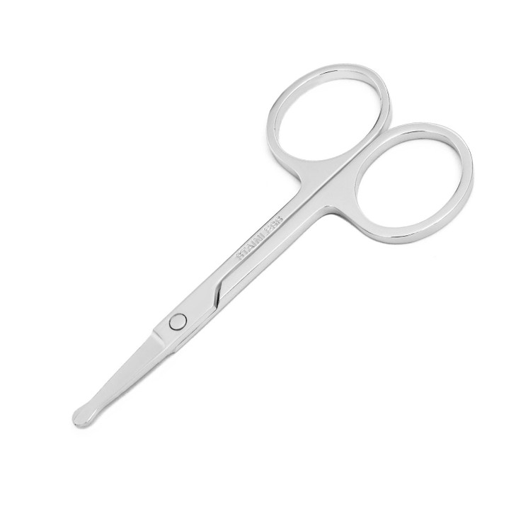 Motanar Nose Hair Trimmer Scissors34 Round Tip Scissors For Ear Eyebrow Beard Mustache Trimming Multi Purpose Round Pers