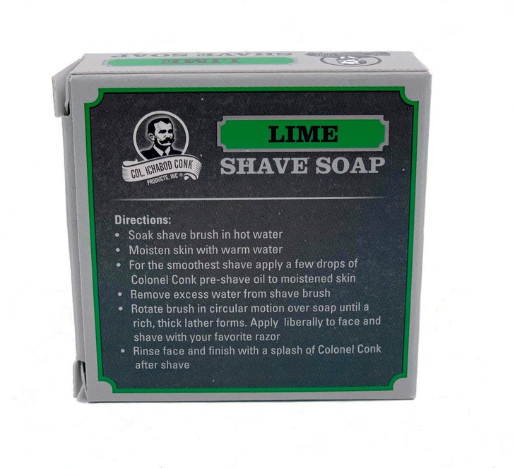 Col Conk Lime Glycerine Shave Soap 225 oz