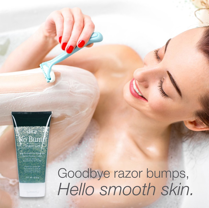 GIGI No Bump Skin Smoothing Shave Gel with Salicylic Acid and Chamomile Extract Prevents Ingrown Hairs Bumps and Razor B