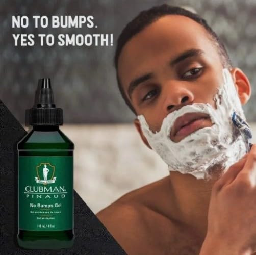 Clubman Pinaud Razor Bumps Stopper Gel Razor Bump Treatment for Men Aftershave Gel for Ingrown Hairs Shave Bumps Razor B