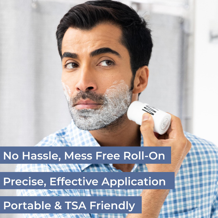 WYOS Shave Stick for Men Hydrating Glycerin Formula for Sensitive Skin Smooth Glide for a Close Shave Solid Shaving Crea
